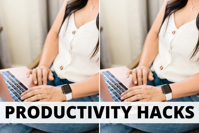 Productivity hacks