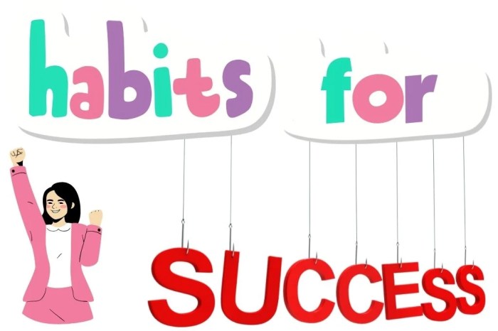 Daily habits for success